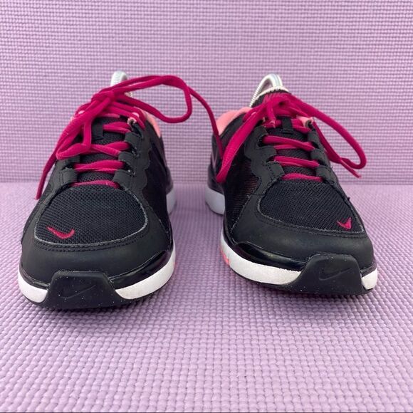 Nike Flex Trainer 2 TR2 Women’s Running Shoes Black Pink Size 8 511332-015 - Picture 6 of 11